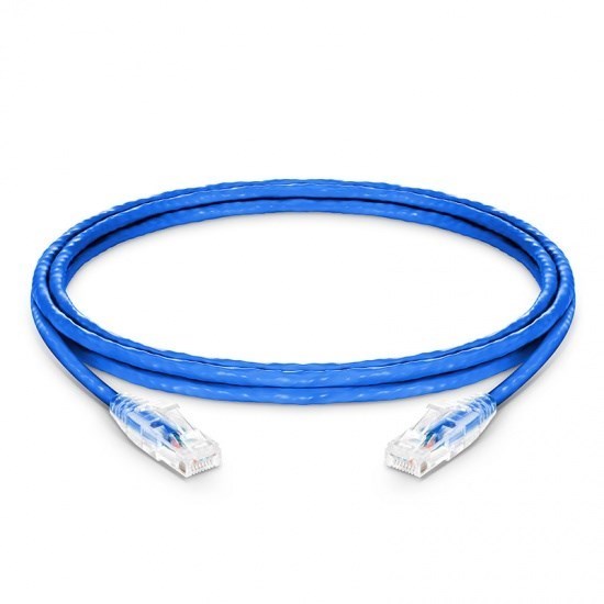 6ft (1.8m) Cat6 24AWG Snagless Unshielded (UTP) PVC CM Ethernet Network Patch Cable, Blue