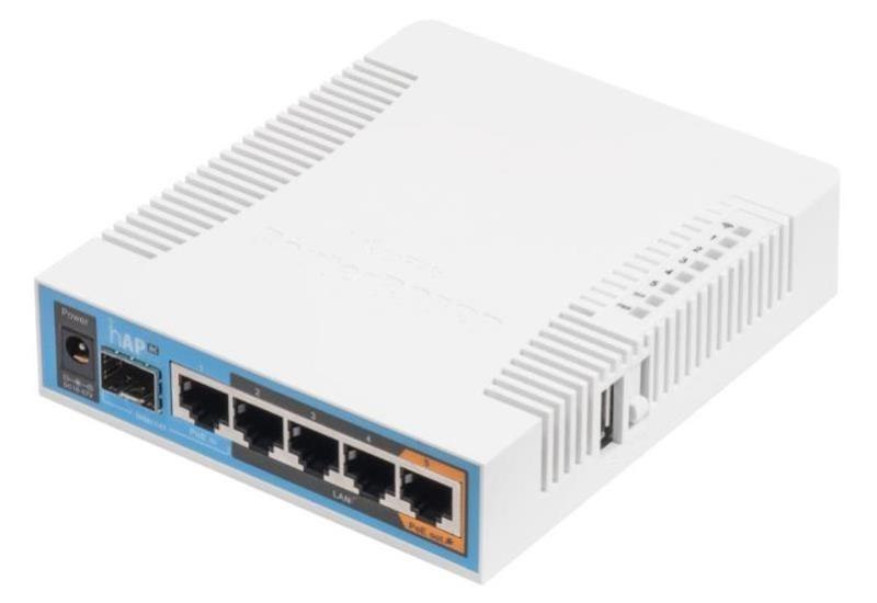 MikroTik RB962UiGS-5HacT2HnT Hap 802.11Ac Wireless 5 Port Gigabit Router