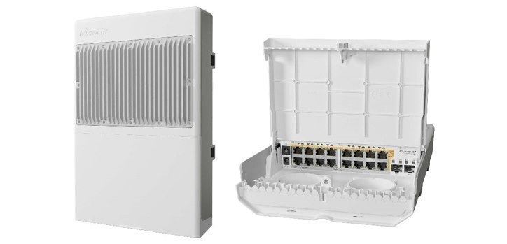 Mikrotik netPower 16P Outdoor Gigabit PoE Switch With SFP+