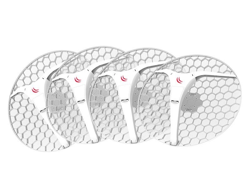 MikroTik LHG 5Ac Dual Chain 5GHz Integrated 27dBi Antenna 4-Pack