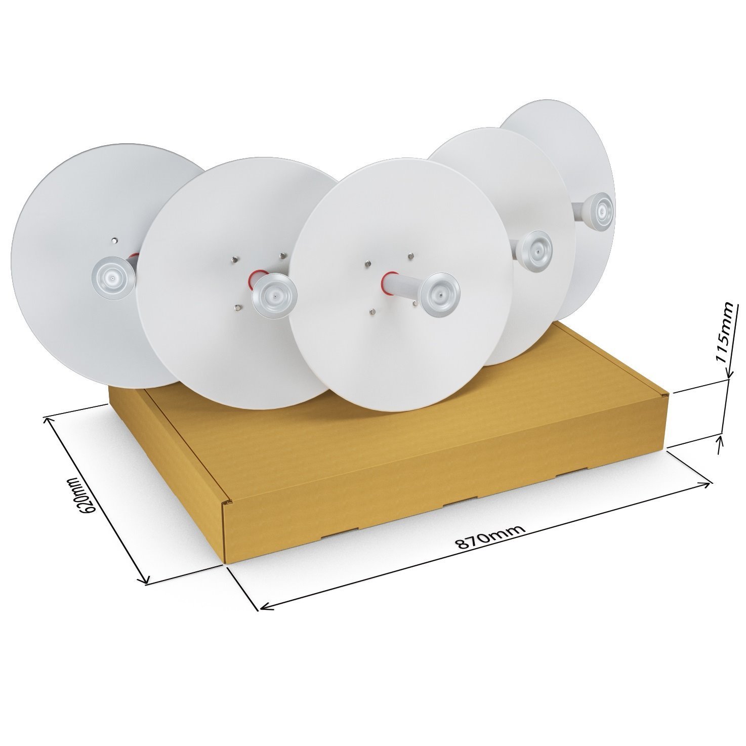 RF Elements StarterDish 27dBi Um Parabolic Dish Antenna 5-Pack