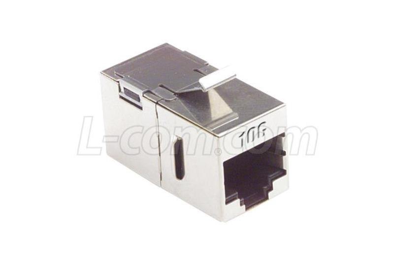 L-Com Cat6a Coupler - Shielded RJ45