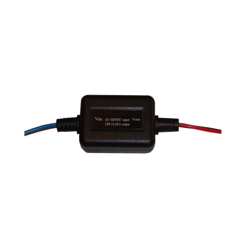 Tycon Power Systems Voltage Converter 18-32VDC In 12V @ 1.25A 15W Out 12Inch 18Awg Wires (TP-VR-2412)