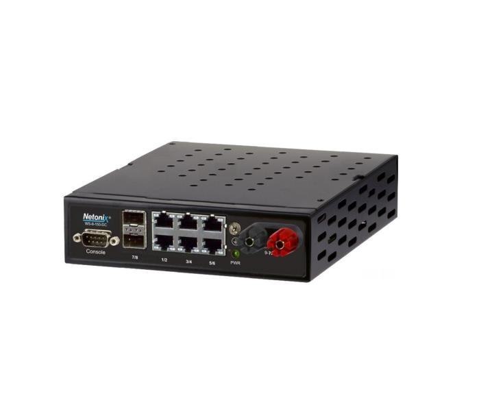 Netonix 6 Port + 2 SFP DC Power Managed PoE Switch