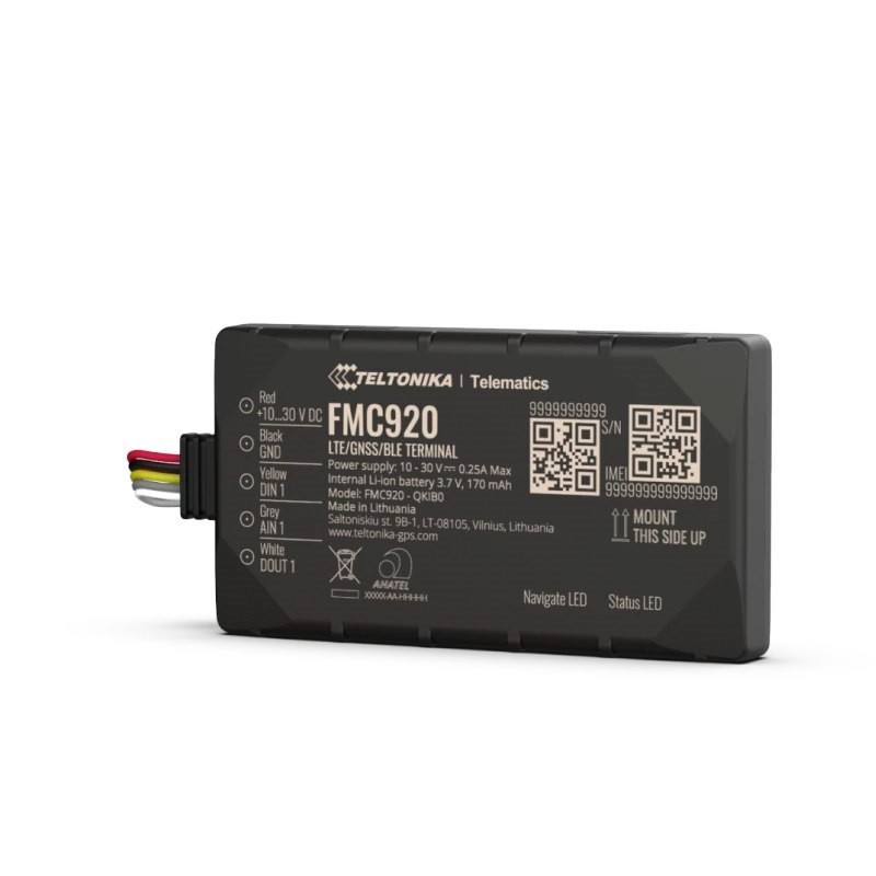 Teltonika FMC920 Compact 4G Lte Cat 1 GPS Tracker