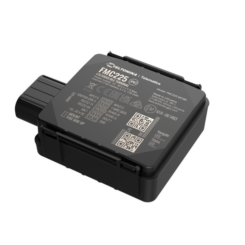 Teltonika FMC225 Waterproof 4G/Lte Cat 1 GPS Tracker With RS485, RS232 Interfaces