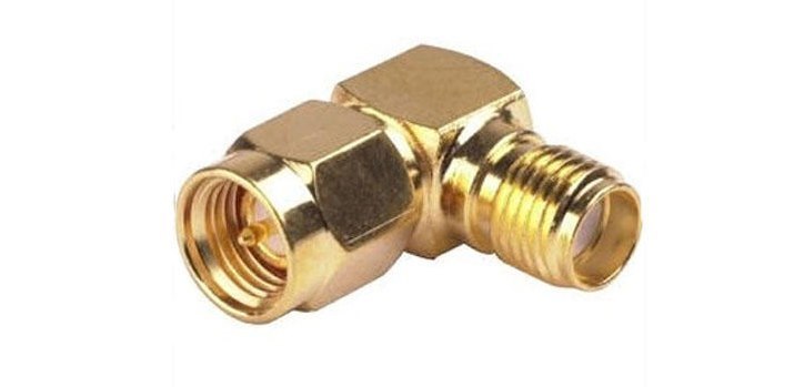 Go Wireless SMA-Male To SMA-Female Right Angle Adaptor