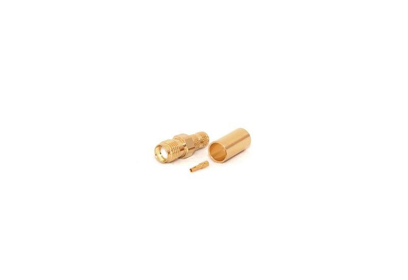 Go Wireless Sma Female Crimp Connector For LMR195/RG58