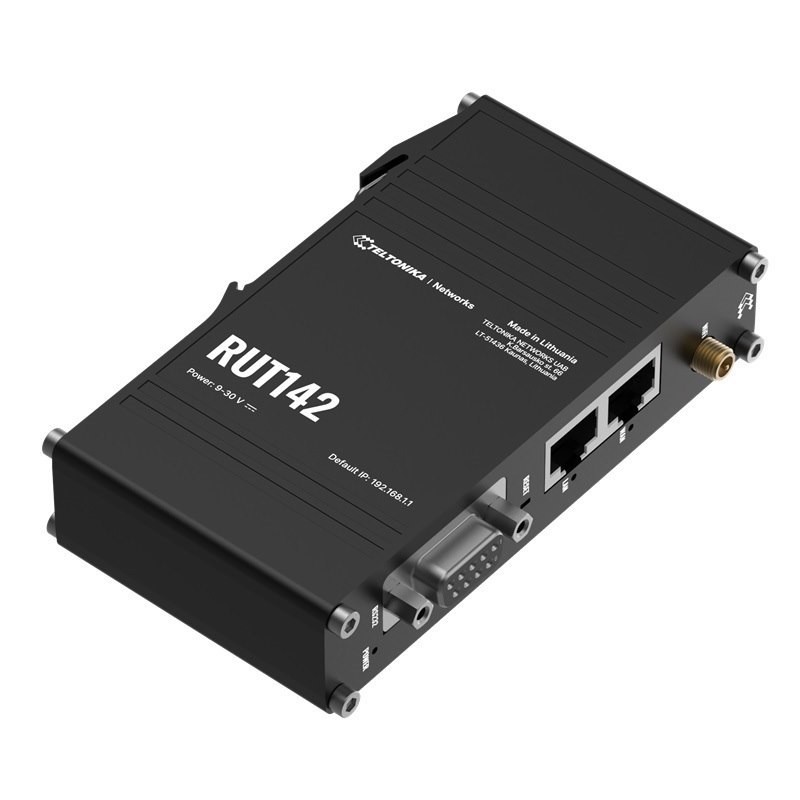 Teltonika Rut142 Din Rail Mount Industrial Ethernet Wi-Fi Router