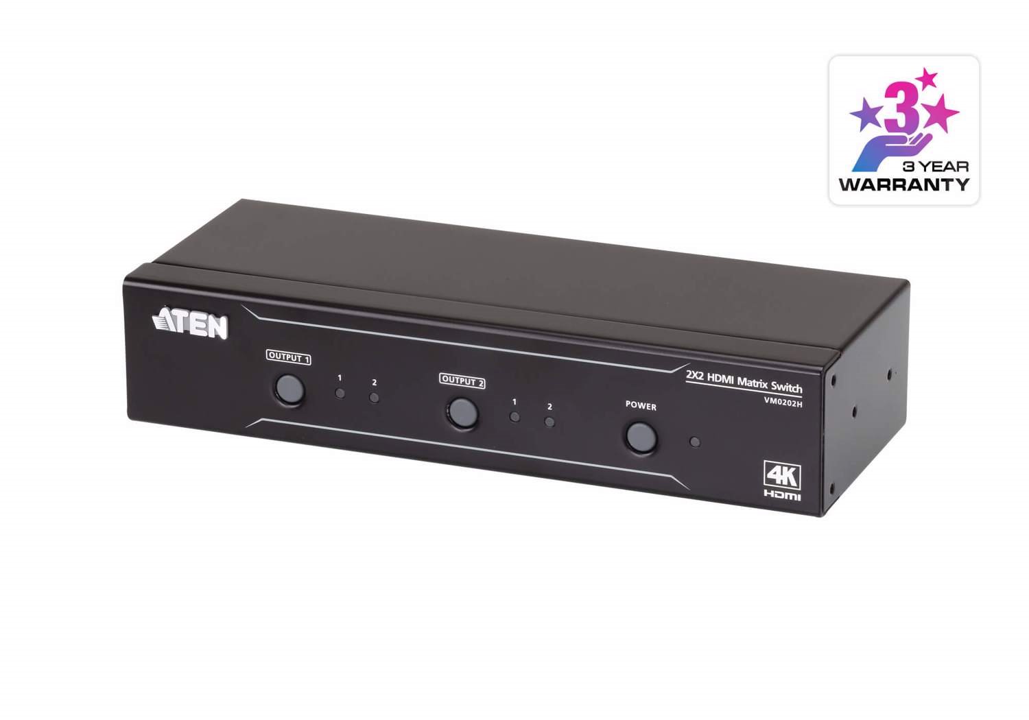 Aten (Vm0202h-At-U) 2X2 4K Hdmi Matrix.