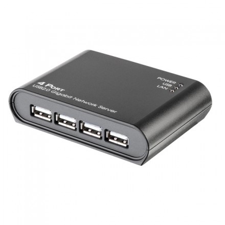 4 Port USB 2.0 Gigabit Network Server