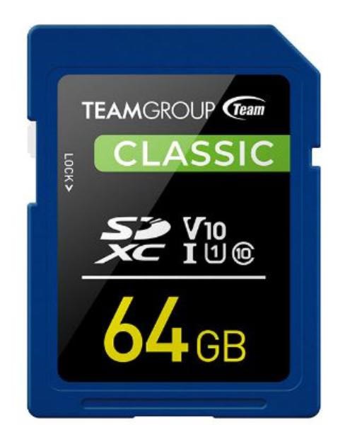 Team Classic SD Memory Card -64 GB