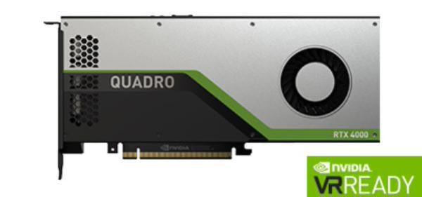 Leadtek Quadro RTX4000 Work Station Graphic Card Pcie 8GB GDDR6 3H (DP) VirtualLink (1) 1X Fan, Atx (Box Opened)