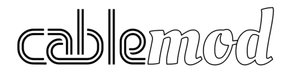 CableMod Pro Series Sort BLÅ Strømforlængerkabelsæt