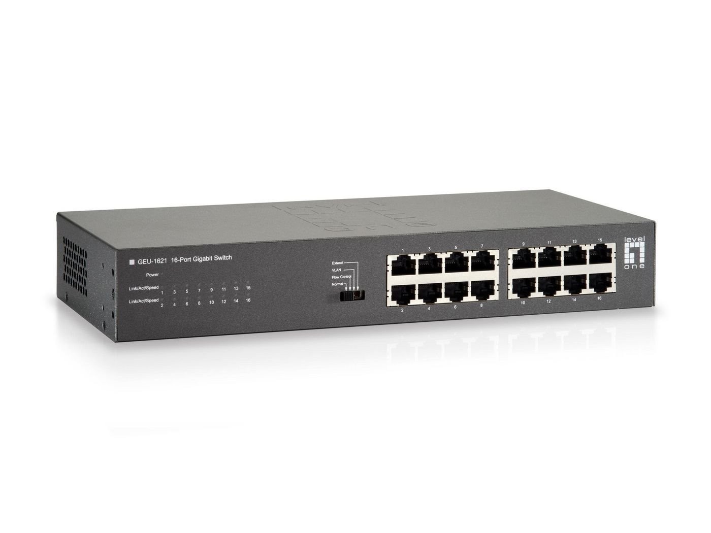 LevelOne Geu-1621 Switch 16-Porte Gigabit