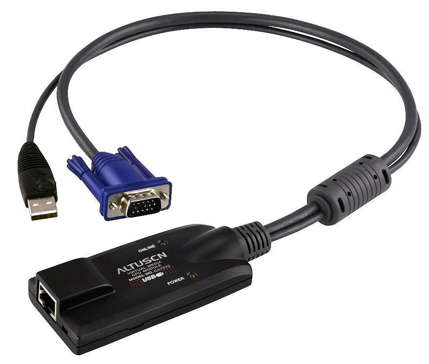 Aten Ka7570 Usb KVM Adapter Cable Kabel Til Tastatur / Video / Mus (KVM)