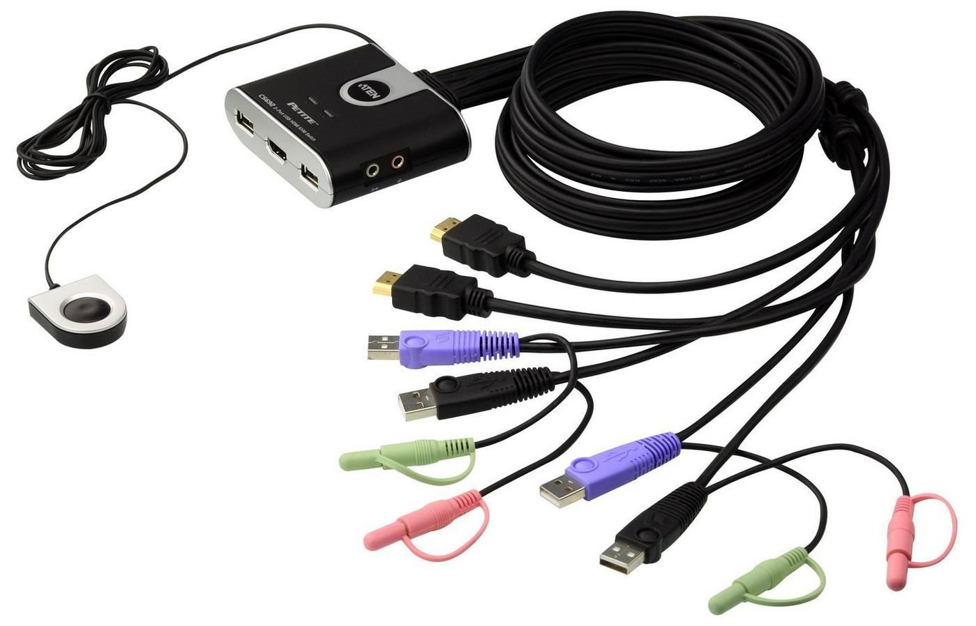 Aten CS692 KVM / Audio-Switch Desktop