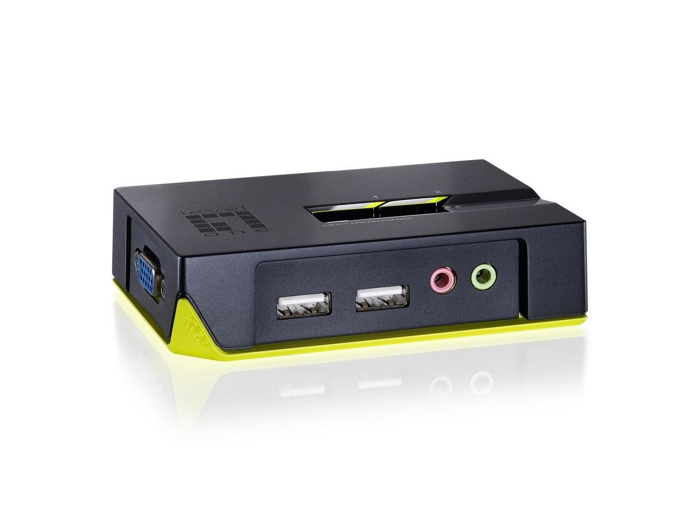 LevelOne ViewCon KVM-0221 KVM / Audio-Switch Desktop