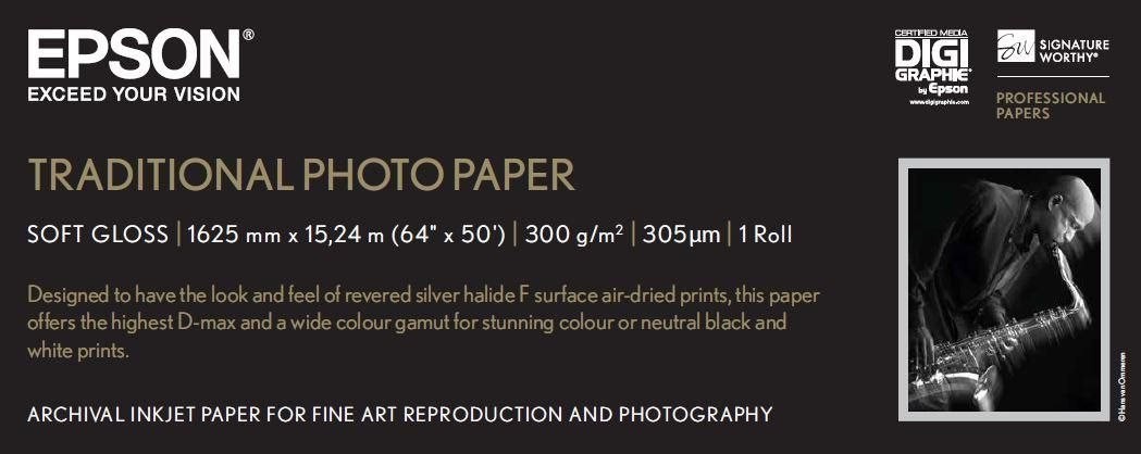 Epson Traditional C13S045107 Photo Paper