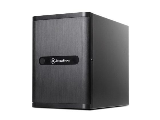 SilverStone Case Storage DS380 Ultralille Formfaktor DTX Ingen Strømforsyning Sort
