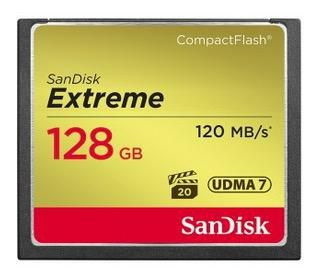 SanDisk Extreme CompactFlash-kort 128GB 120MB/s
