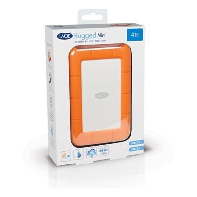 LaCie Rugged Mini Harddisk 2TB Usb 3.0