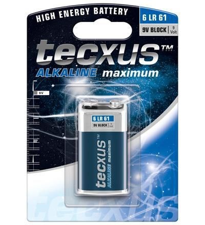 Tecxus 9V Standardbatterier