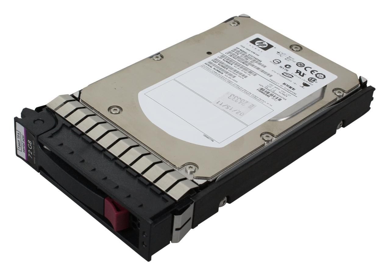 HPE 72 GB Hard Drive - 3.5" Internal - SAS (3Gb/s SAS)