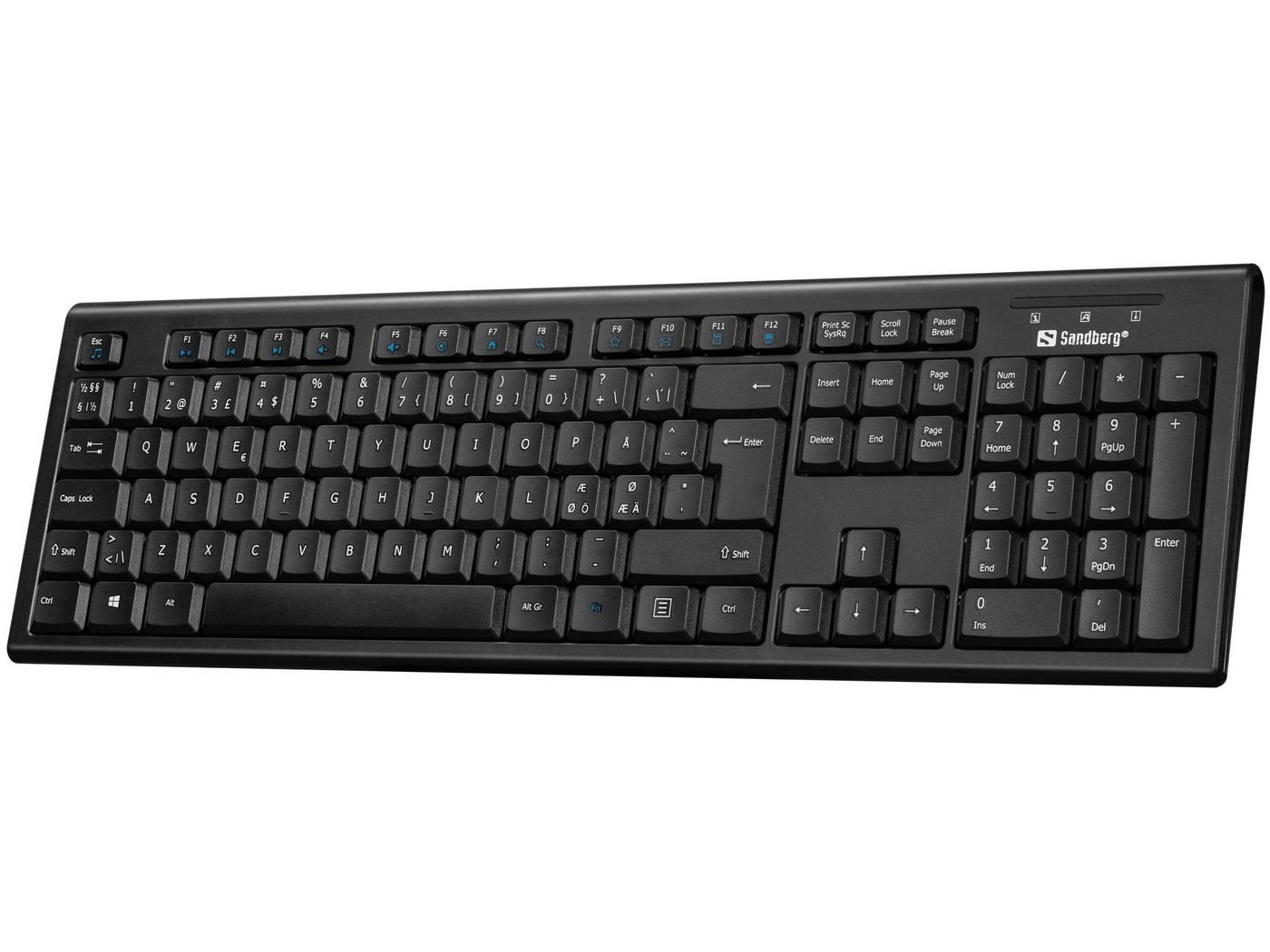 Sandberg Tastatur Kabling Nordisk