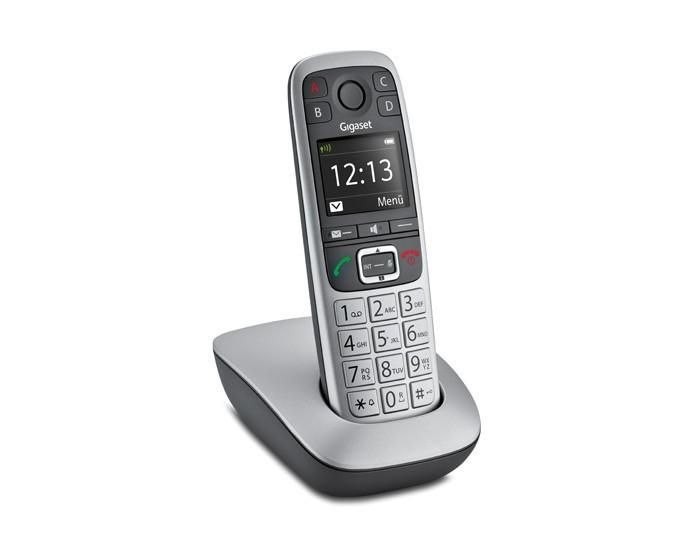 Gigaset E560 TRÅDLØS Telefon Ingen Nummervisning Sort SØLV