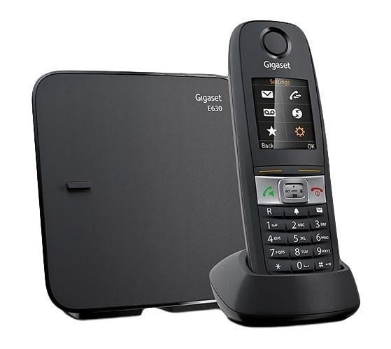Gigaset E630 TRÅDLØS Telefon Ingen Nummervisning Sort