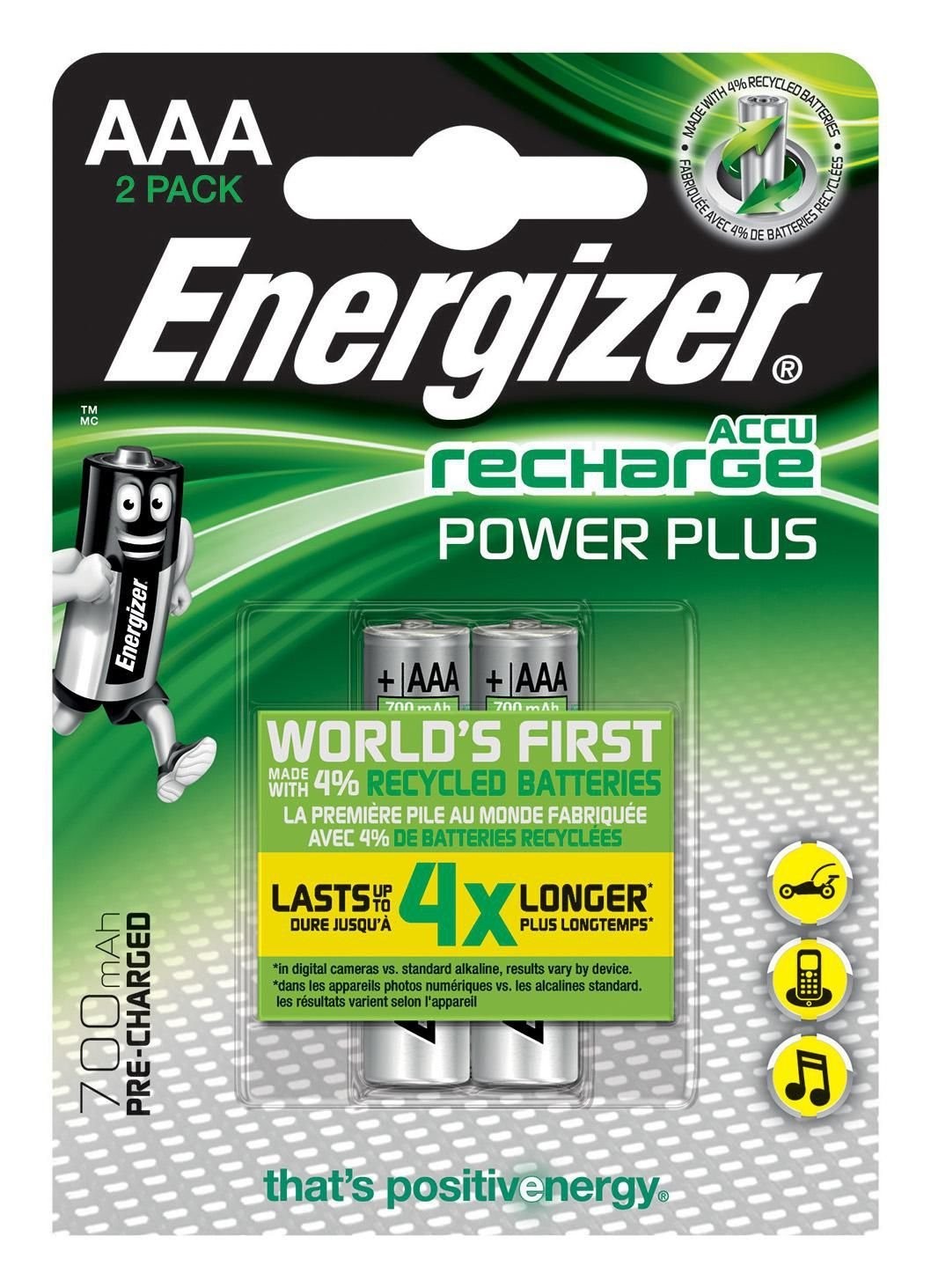 Energizer Akku Recharge -Aaa HR03 Micro 700mAh 2St.