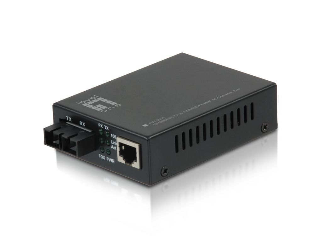 LevelOne FVT-2001 Fibermedieomformer Ethernet Fast Ethernet