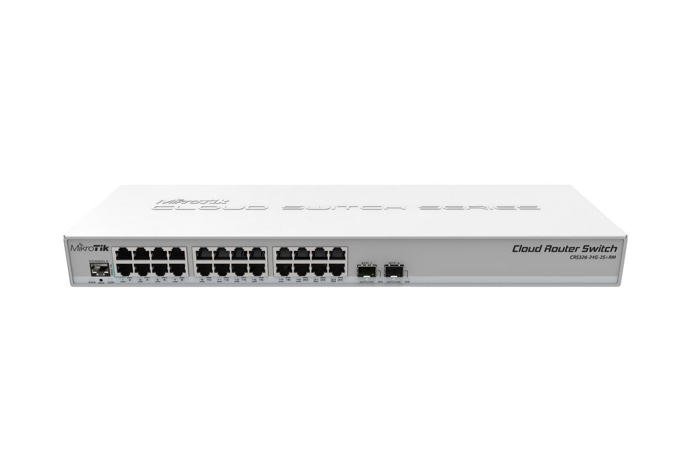 MikroTik Cloud Router Switch CRS326-24G-2S RM Switch 24-Porte Gigabit PoE