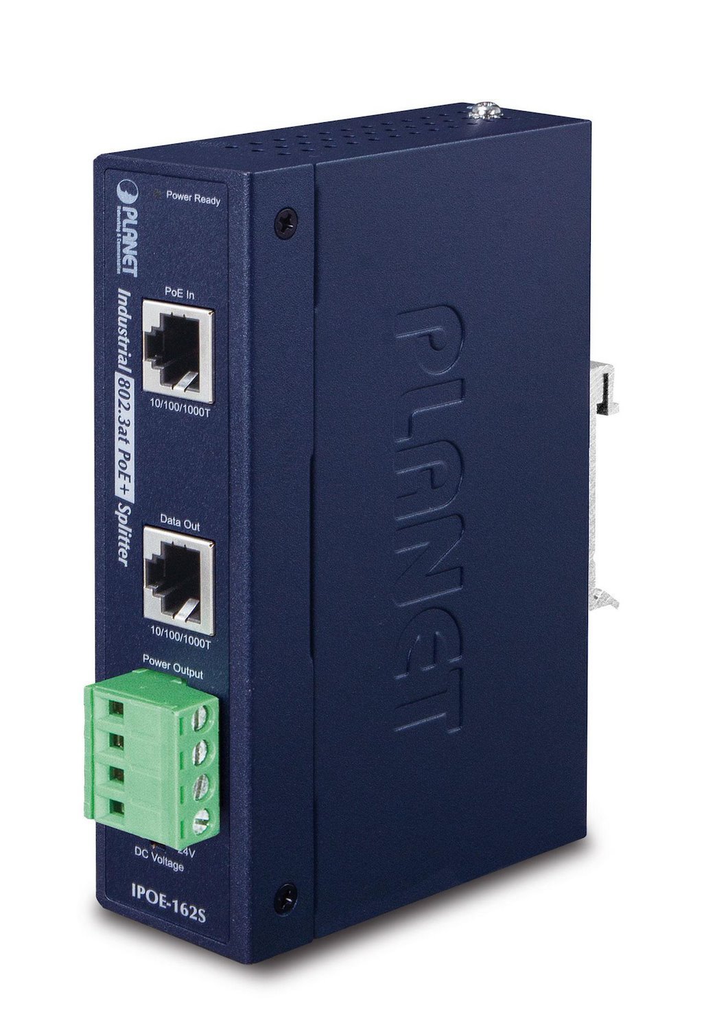 Planet Ipoe-162S PoE Fordeler Monterbar PÅ Din Rail Sort