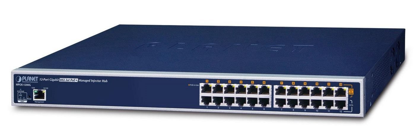 Planet Hpoe-1200G Strøminjektor Sort