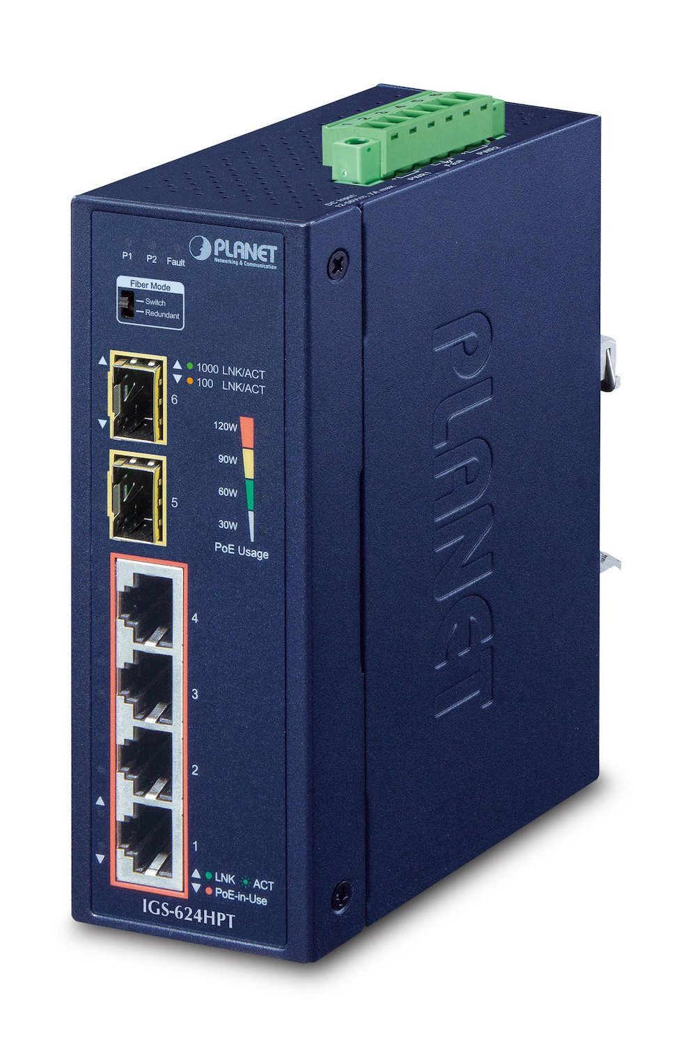 Planet Igs-624Hpt Switch 6-Porte Gigabit PoE+