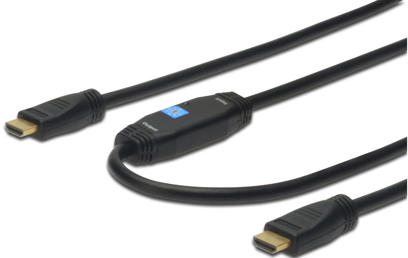 Digitus Assmann Hdmi Han -> Hdmi Han 40 M Sort