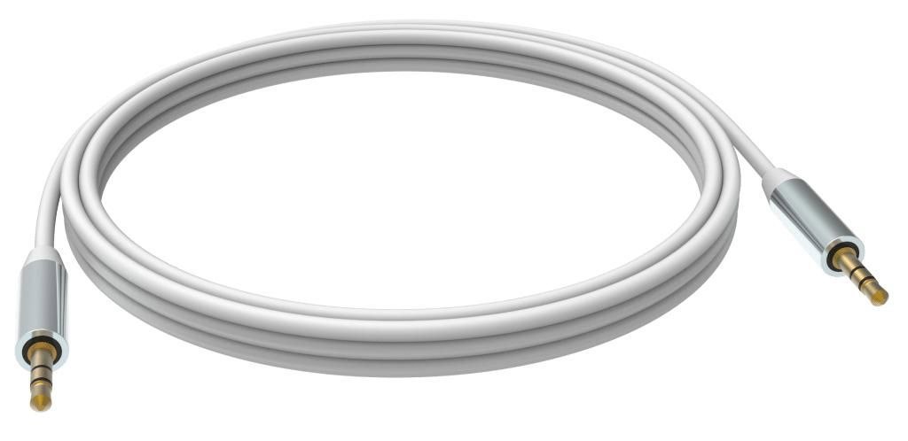 Vision Techconnect Audiokabel Hvid 10M