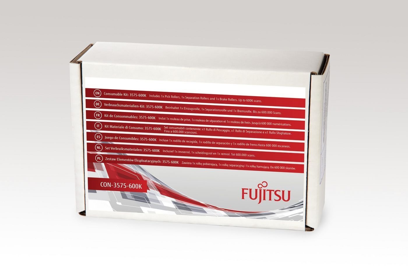 Fujitsu Consumable Kit 3575-600K Pakke Med Forbrugsartikler For Scanner