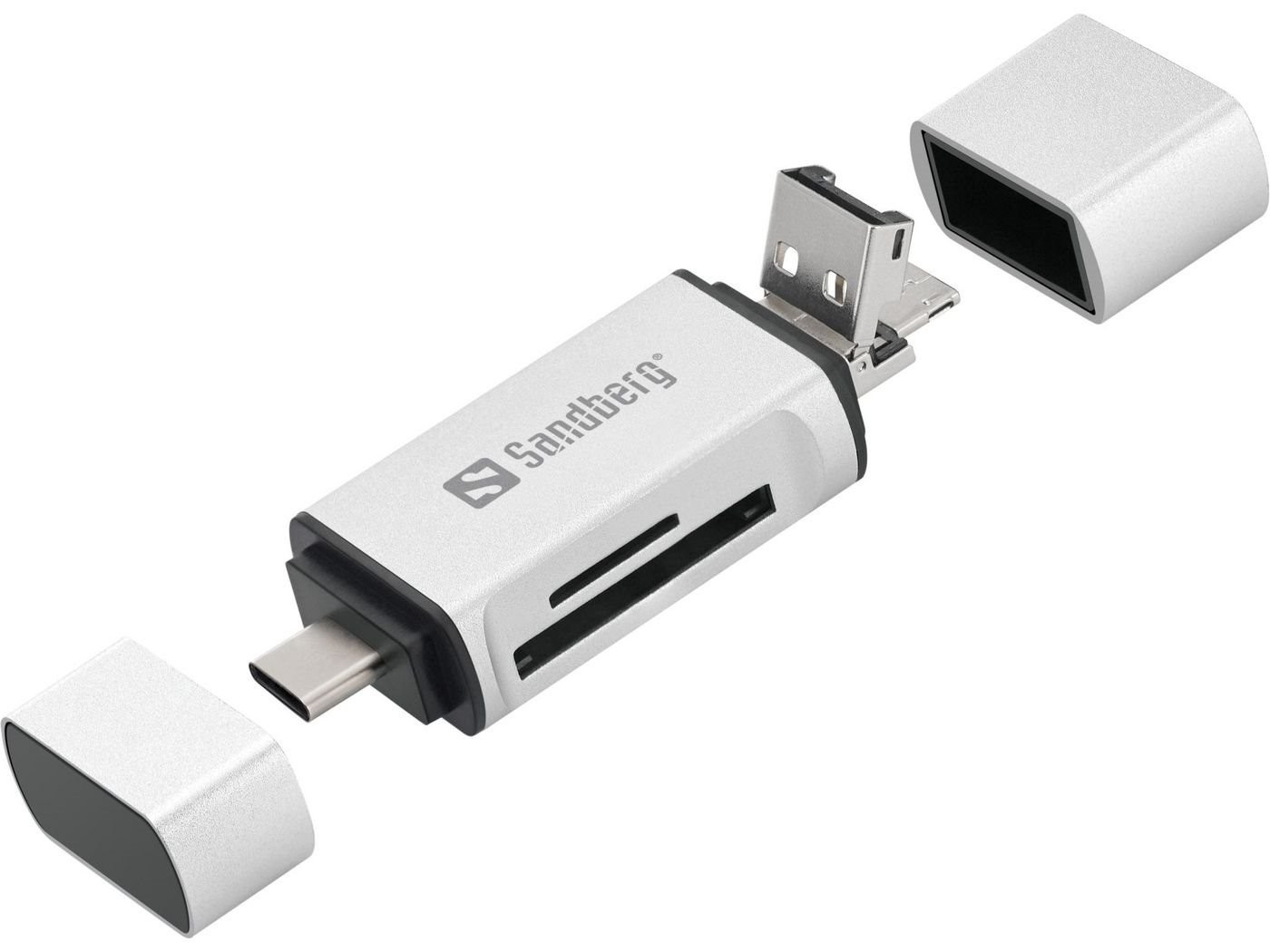 Sandberg Kortlæser Micro Usb / Usb / Usb-C