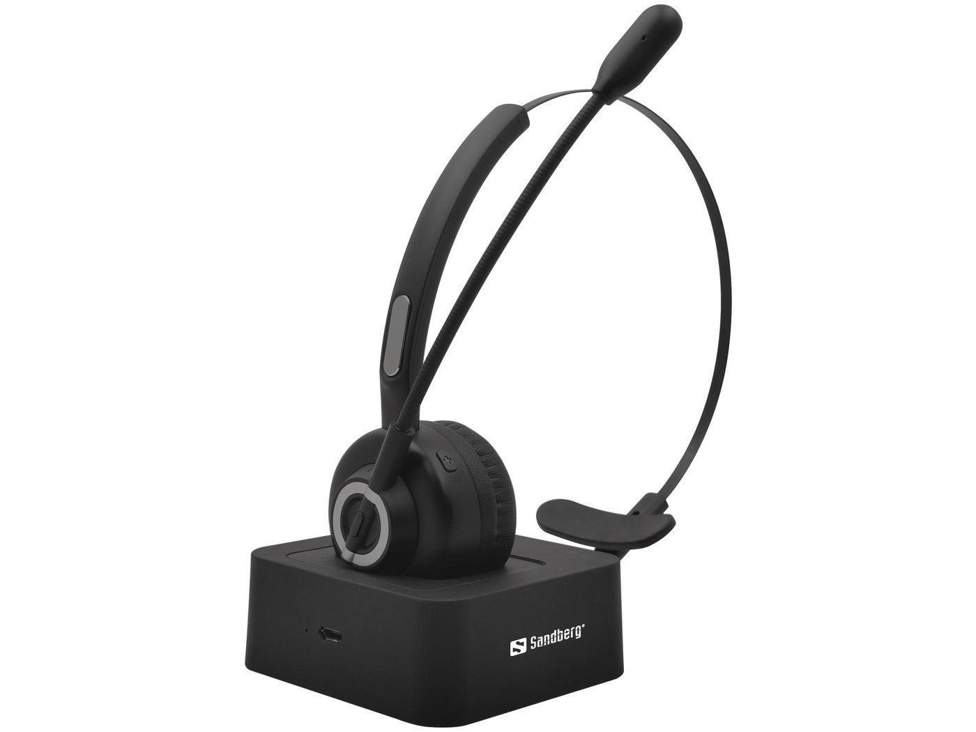 Sandberg Bluetooth Office Headset Pro TRÅDLØS Headset Sort