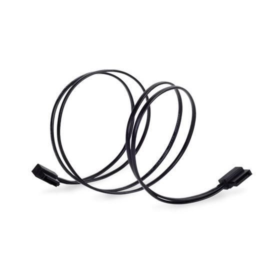 SilverStone Seriel ATA-kabel Sort 50CM