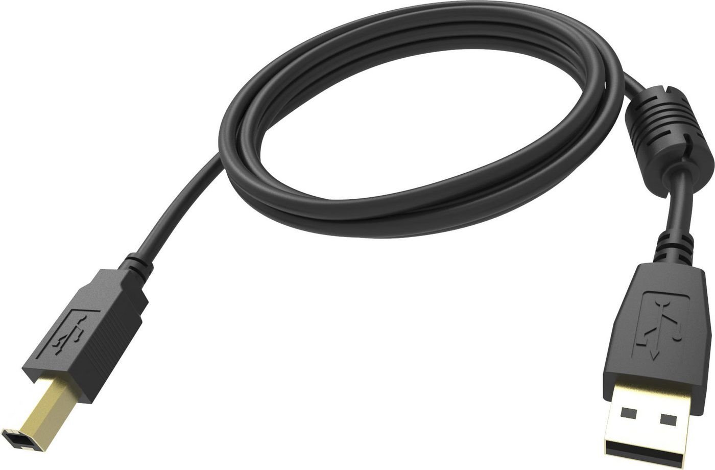 Vision Professional Usb 2.0 USB-kabel 5M Sort