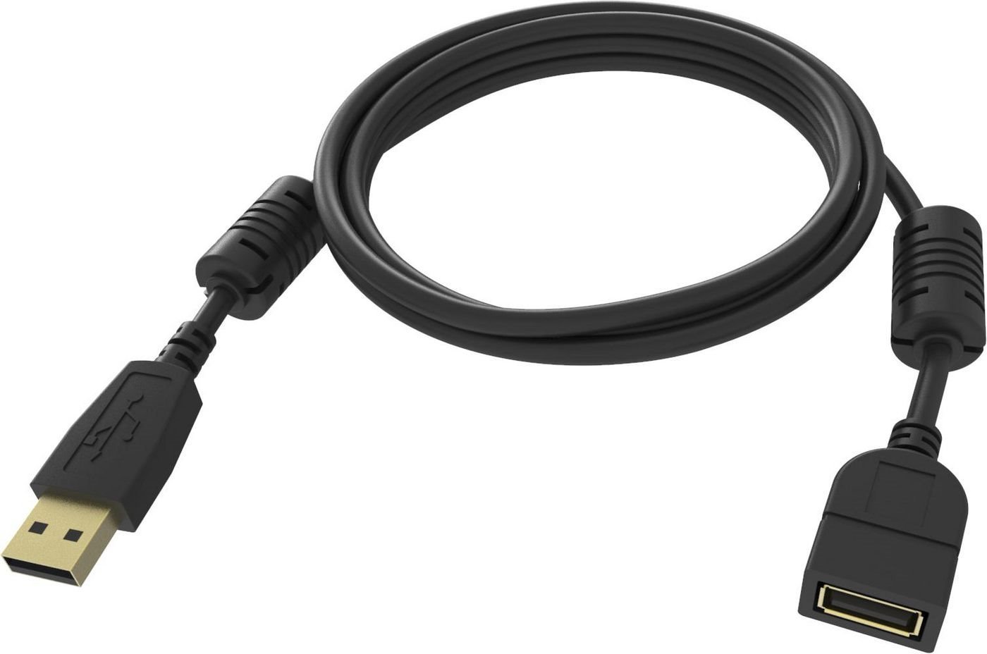 Vision Professional Usb 2.0 Usb Forlængerkabel 2M Sort