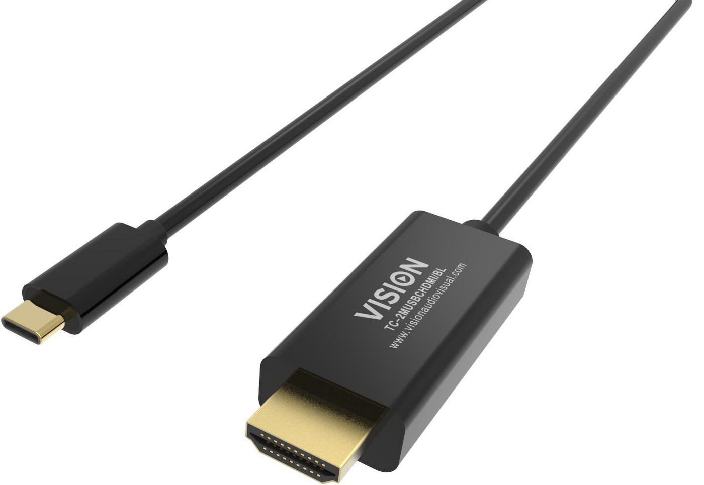 Vision Professional 24 Pin Usb-C Han -> Hdmi Han 3840 X 2160 - 60 HZ 2 M Sort