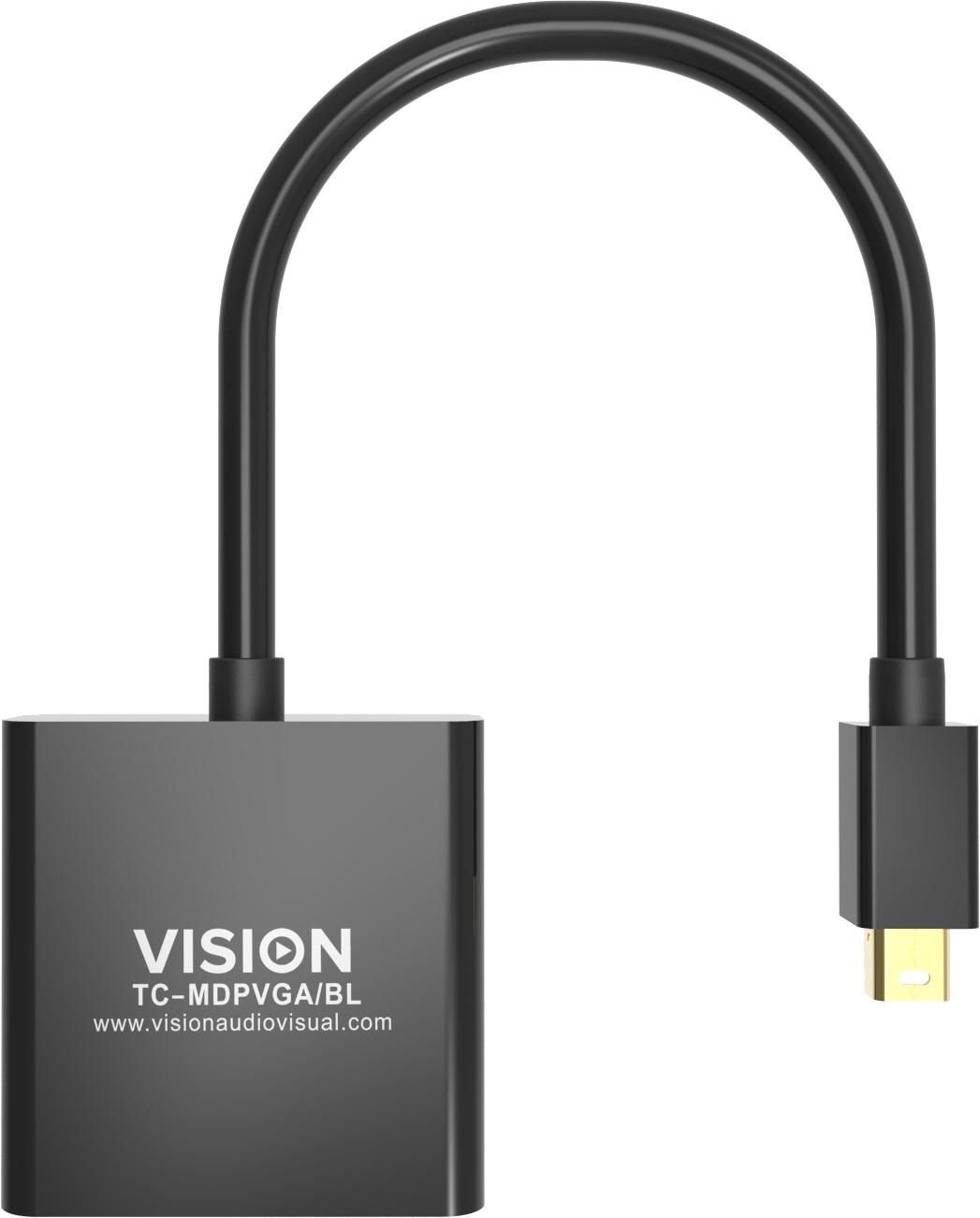 Vision Professional Adapter Mini DisplayPort Han -> 15 Pin HD D-Sub (HD-15) Han Sort