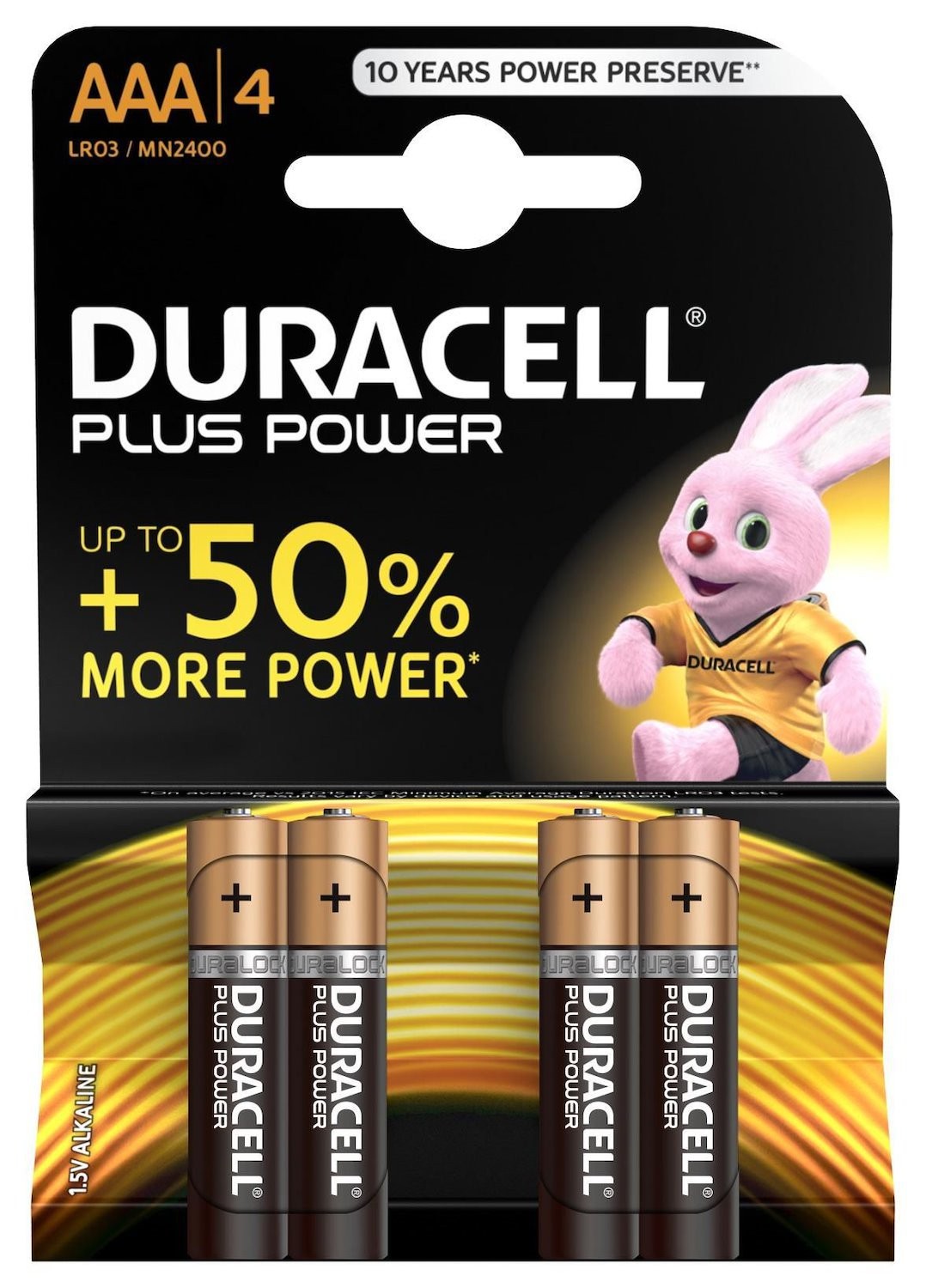 Duracell Power Aaa Type Standardbatterier