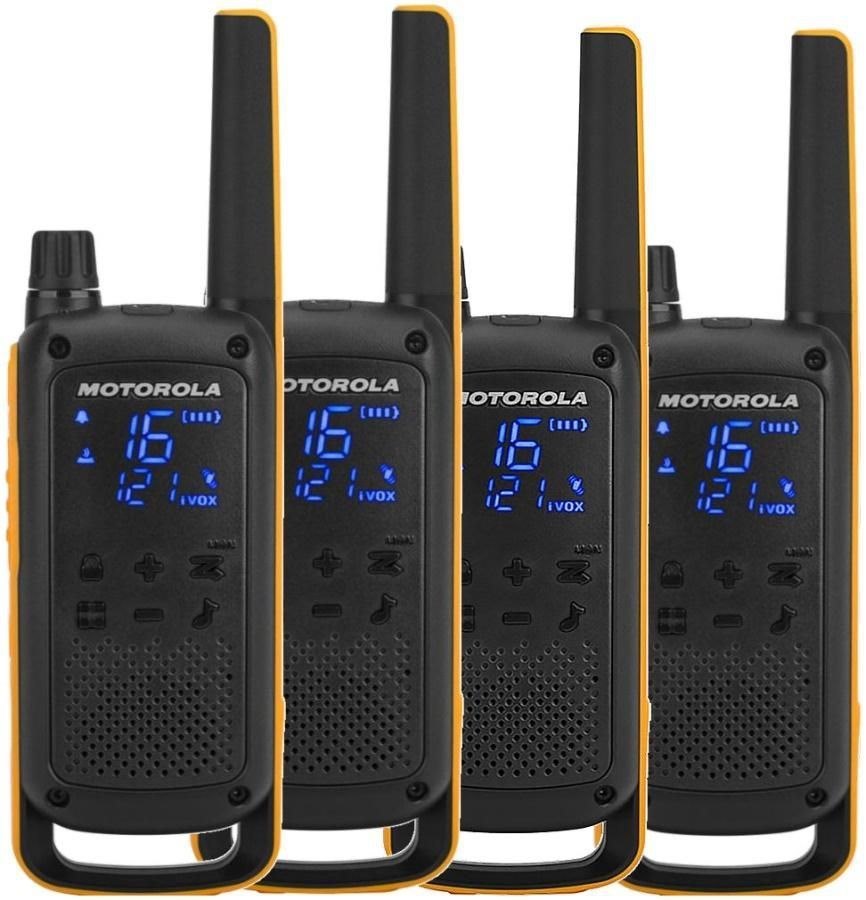 Motorola Solutions TLKR T82 Extreme Quad 188082 PMR-walkie-talkie SÆT Med 4 STK.