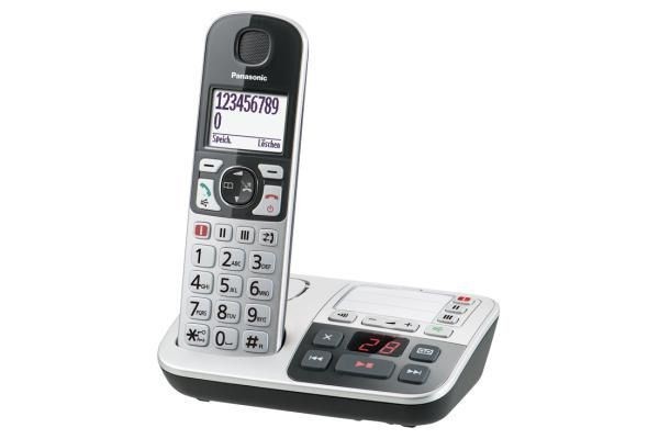 Panasonic Kx-Tge520 TRÅDLØS Telefon Ingen Nummervisning Sort SØLV